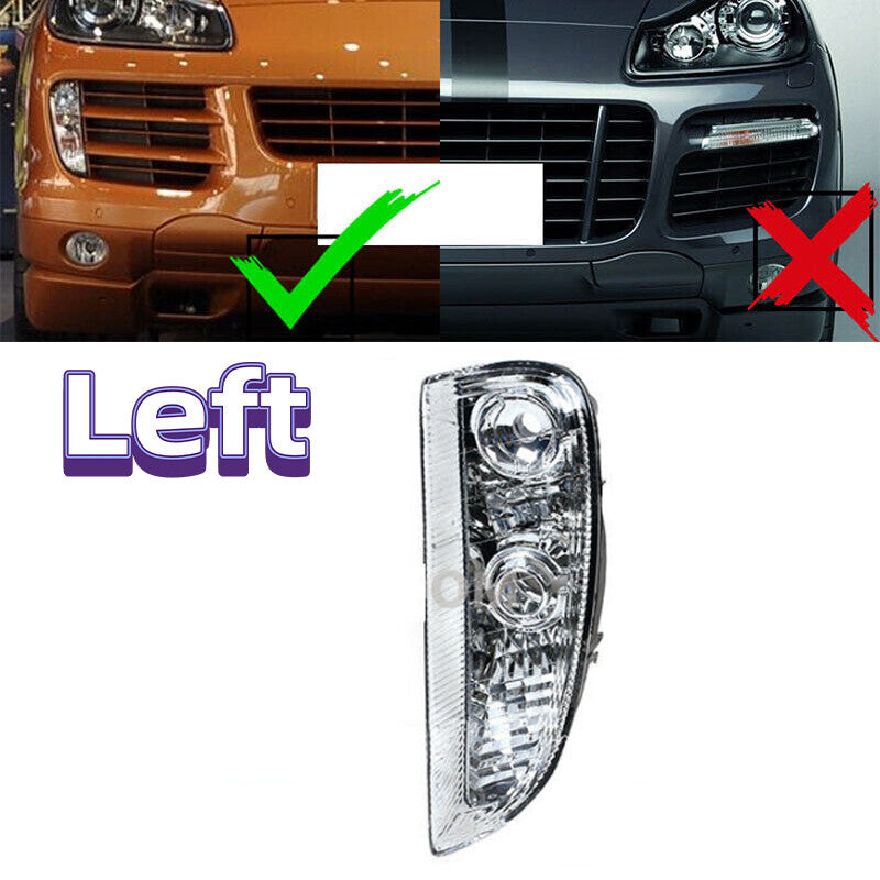 Left new DRL Front Bumper Driving Light for Porsche for Cayenne 2007-2010
