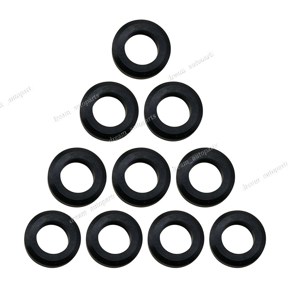 10pc Insulator Fuel Injector Gaskets for Mitsubishi Montero Eclipse Galant Lance Q