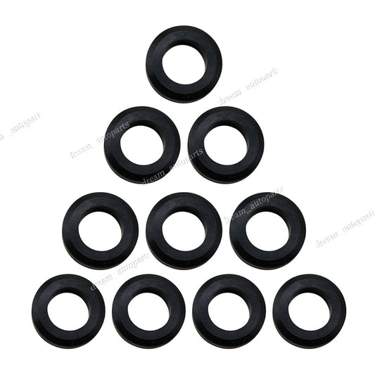 10pc Insulator Fuel Injector Gaskets for Mitsubishi Montero Eclipse Galant Lance Q