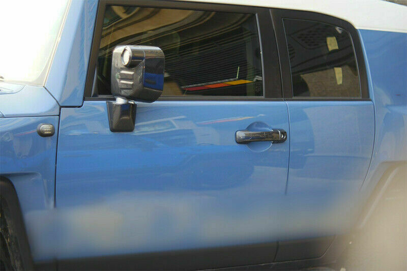 for Toyota FJ Cruiser 2007-2020 Carbon Fiber Style Side Rear View Mirror Cover