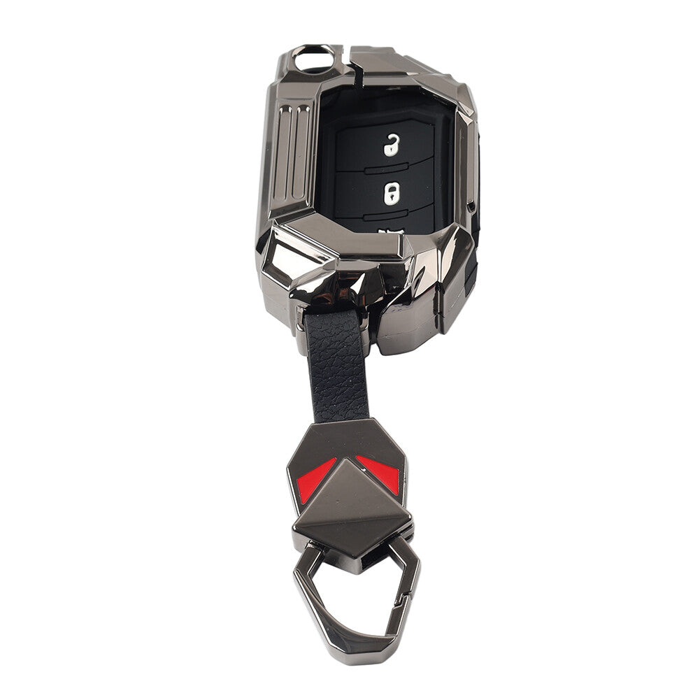 for Smart Keyless Remote Key Fob Cover for Jeep for Wrangler 2018-2024 Gladiator 20-24
