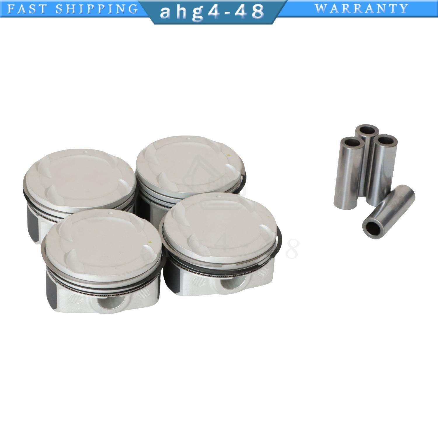 4-Piece Engine Piston Ring Set 23041-2B900 for Modern Accent for Elantra for Kia Forte-
