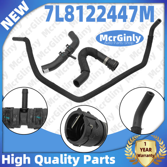 3.0T engine coolant hoses 7L8121073C, 7L8122073F, 7L8122447M, suitable for Audi Q7 (2010-2015). n