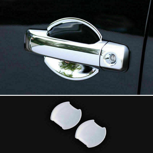 2P Chrome ABS Car OutSide Door Bowl Cover Trim for Toyota FJ Cruiser 2007-2014