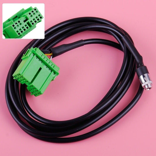 3.5mm AUX Audio Input Cable Adapter for Honda Odyssey for Acura MDX 06-2015 1.5M New n