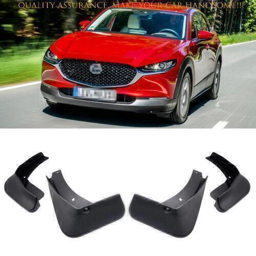 4P for Mazda CX-30 2020-24 Matte Black Mud Flaps Splash Guards Fender Mudguards