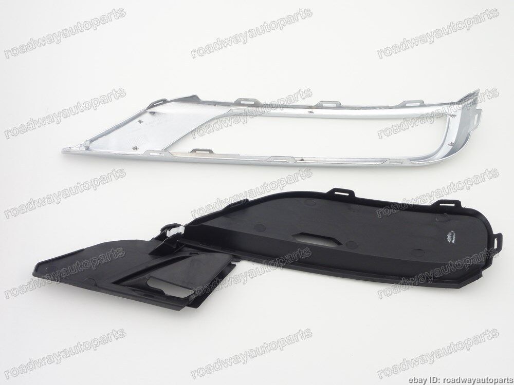 Left Fog Light Lamp Cover w/Chrome Bezel for Honda CRV CR-V UK Version 2015-16