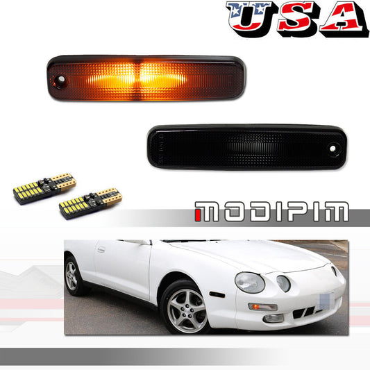 Smoked LED Front Side Marker Lights for 1994 - 1999 for Celica 6th ST204 AT200- v