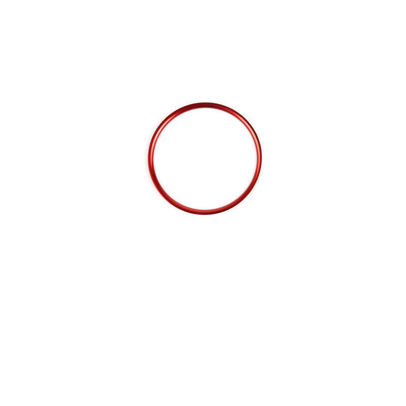 Fit for Audi Q3 2013-2018 Red Aluminum Inner Steering Wheel Ring Molding Trim 1P