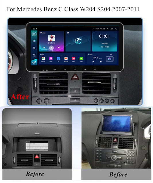 10.332+32GB Car Stereo Radio Navi for Mercedes for Benz C Class W204 S204 2007-11
