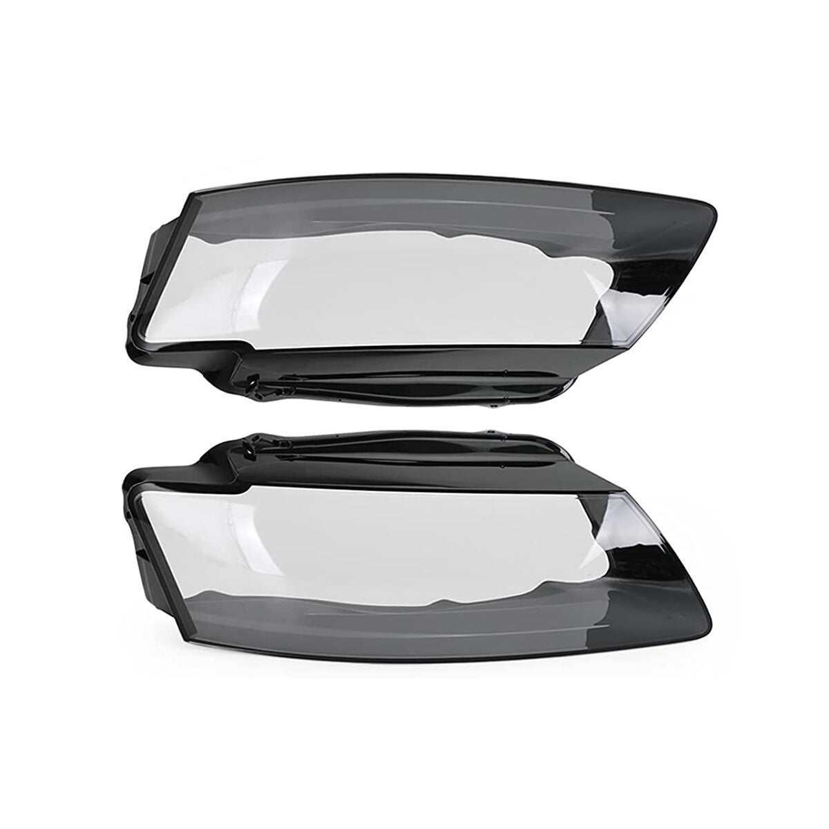 A pair of headlight lens covers/lens caps for Audi A5 2008 - 2012