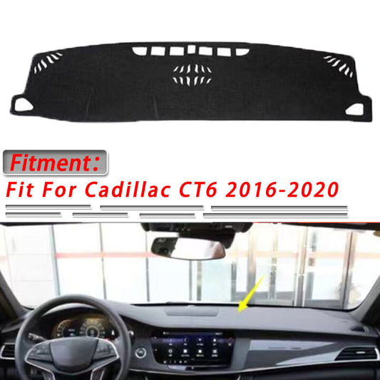 1X Inner Dashboard Dash Mat Non-slip DashMat Sun Shade for Cadillac CT6 2016-20