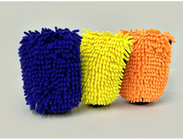 Wash Mitts Universal Detailing Premium Chenille Microfiber Knobby For Auto Q