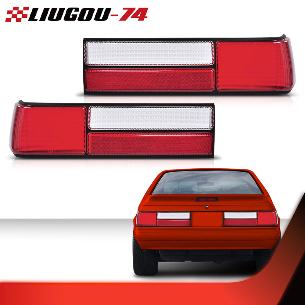 Suitable for the 1987-1993 for Mustang taillight lens set, left and right dual- v