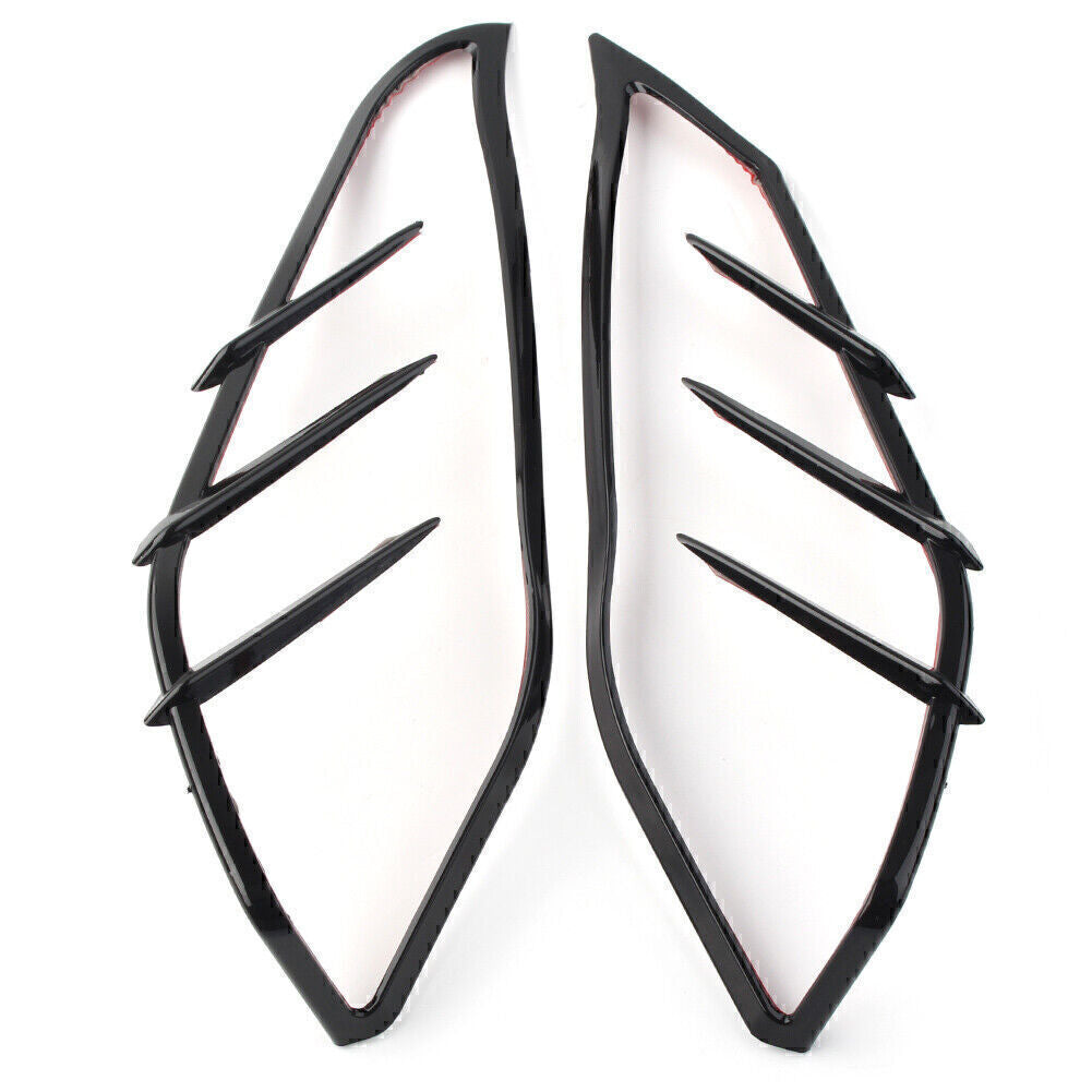 Black Mid-Frame Air Deflector Trim Fit for Harley Electra Tri Glide FLHTC FLHTCUTG Q
