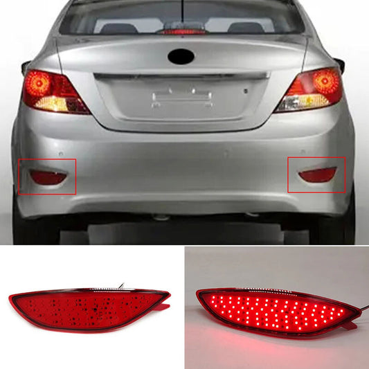 for Hyundai Accent 2008-2015 Rear Bumper Tail Light Parking Brake Light LED v