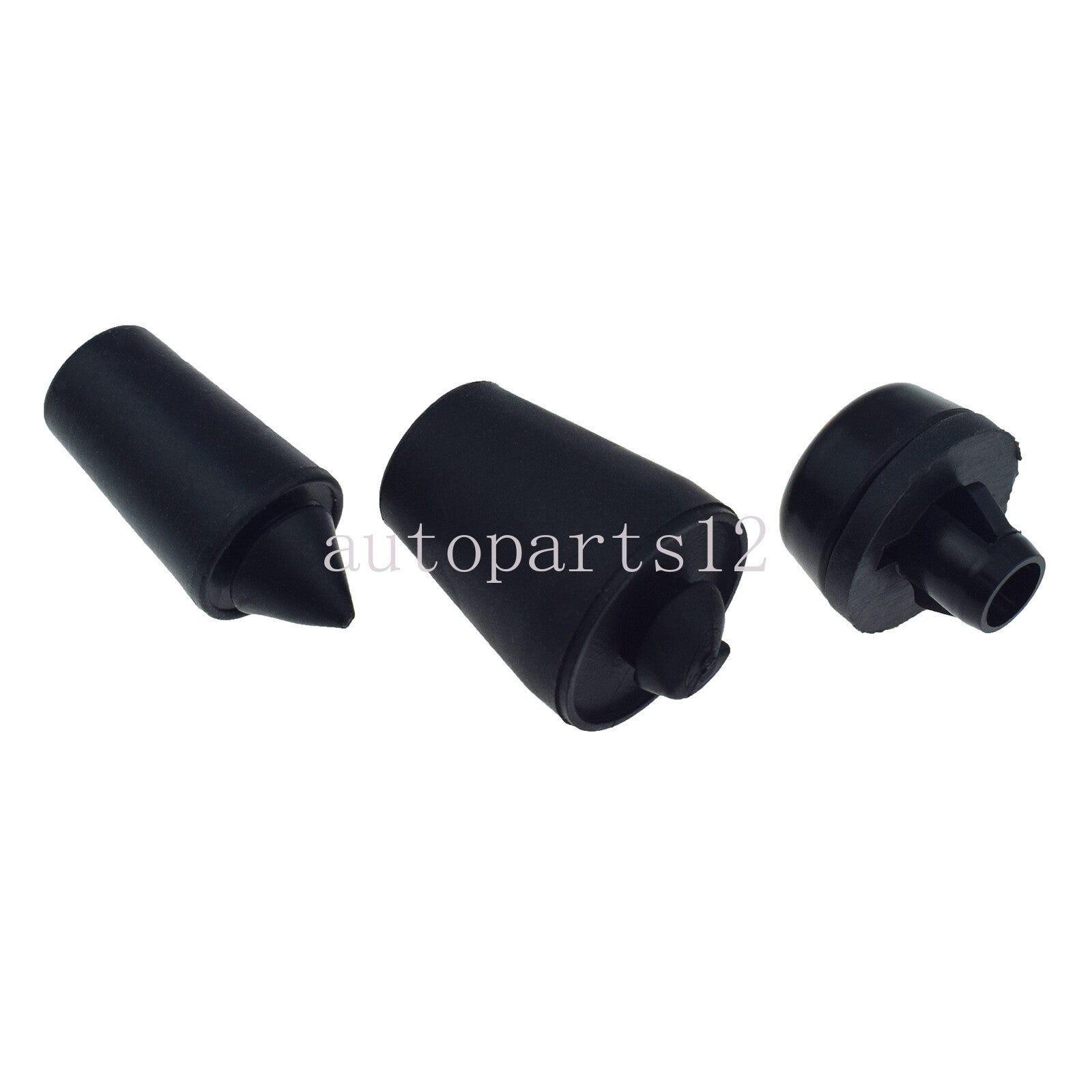 Tailgate trunk door damper rubber baffle 3 pieces set for RAV4 2001 - 2014- v
