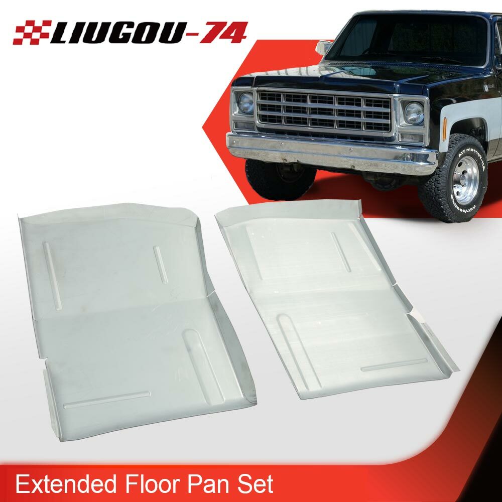 Fits 73 - 87 Front Floor Pans Pair for Chevy for GMC Truck Suburban Blazer Jimmy LR- v