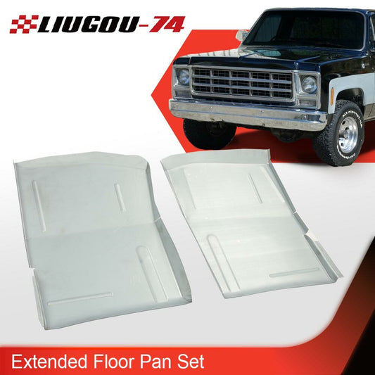 Fits 73 - 87 Front Floor Pans Pair for Chevy for GMC Truck Suburban Blazer Jimmy LR- v