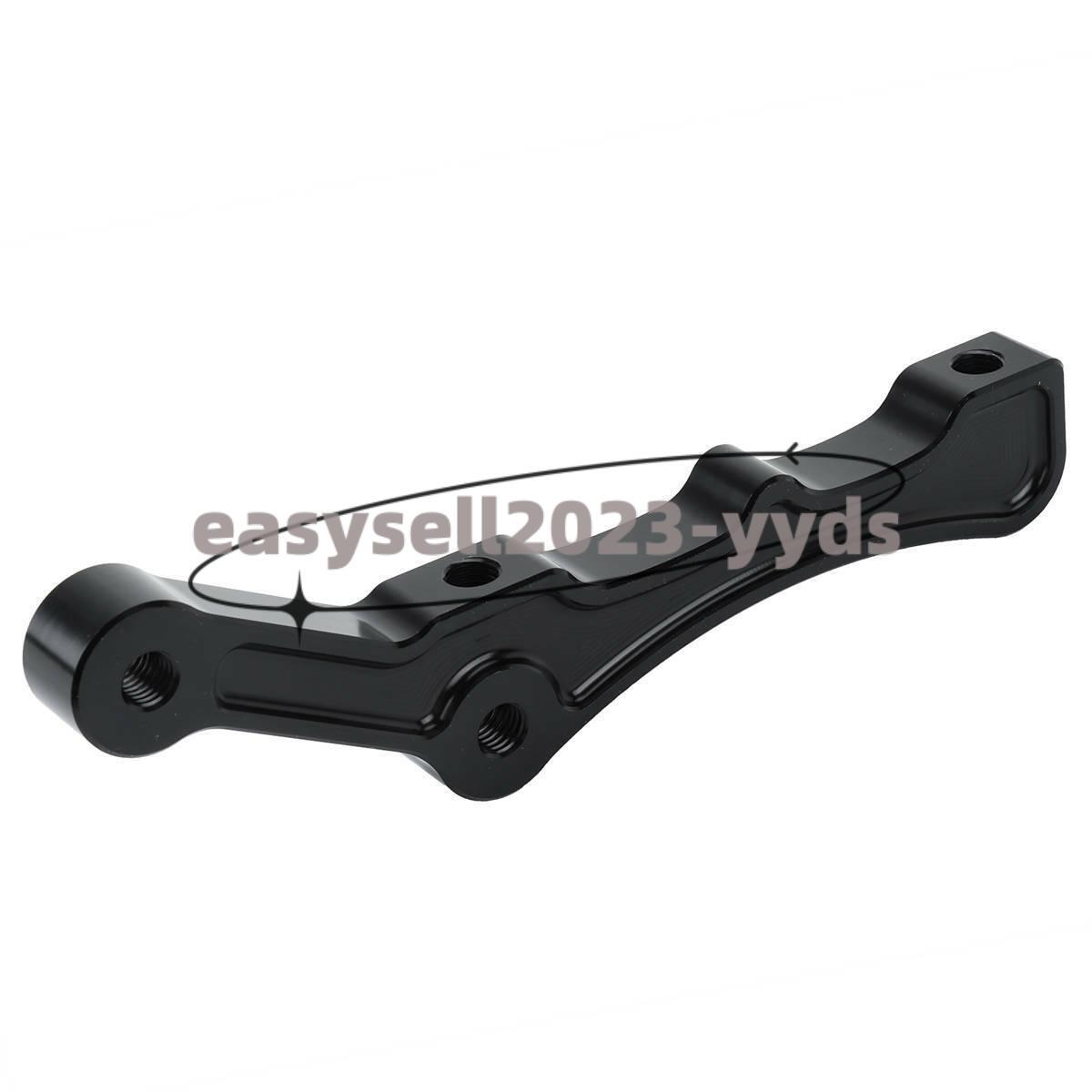 Black Caliper Bracket Radial Brake Front Disc Brake Caliper Mount fit for Harley