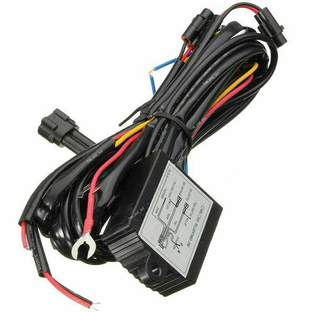 LED Daytime Running Light DRL Relay Harness Automatic Control On Off Module Box Q