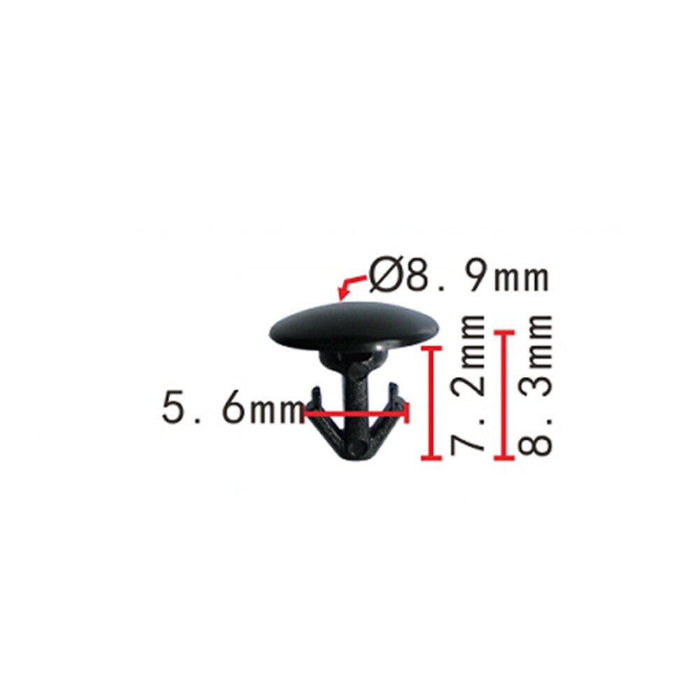 10 Car Sliding Door Weather Strip Retainer Clips for Mazda 5