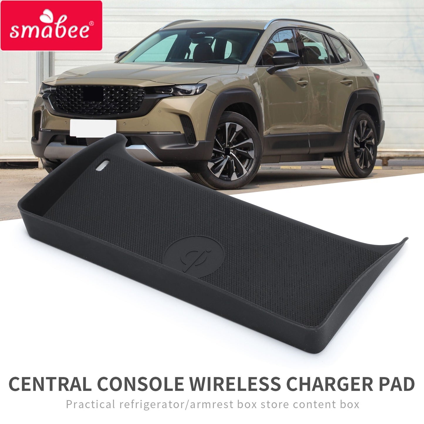 Anti-skid Pad for Mazda CX-50 Phone Wireless Charging Mat Accessories Silicone