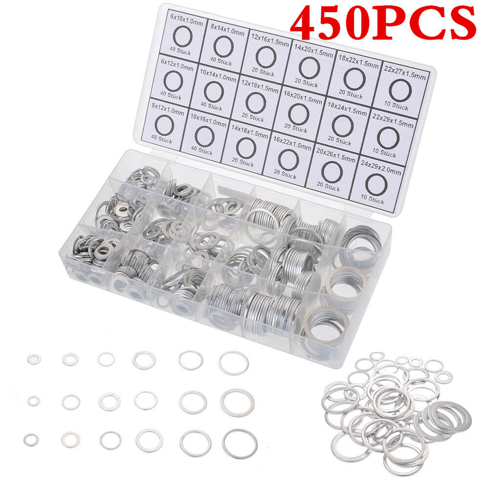 Car Parts Aluminum Gaskets Sealing Washers Electrically Thermally Conductive