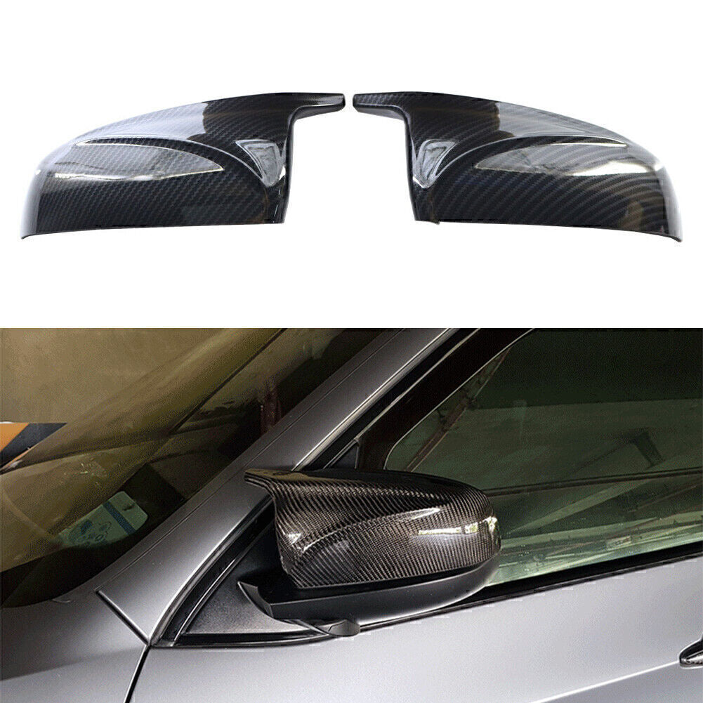 Pair Rear view Mirror Cover for BMW X5 X6 E70 E71 2007-2013 2012 2011 2010