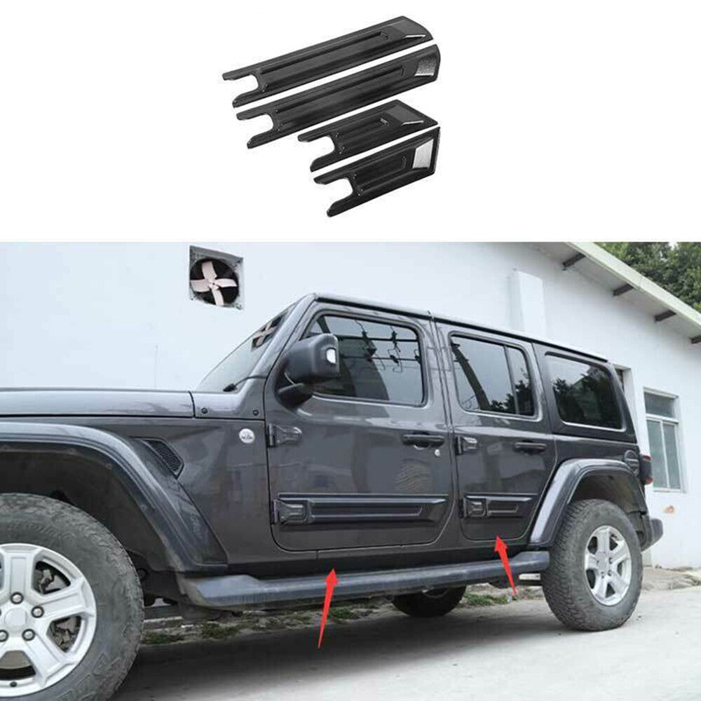 Side Door Body Molding Anti-scratch Guard Cover for Jeep for Wrangler JL JT 2018-24