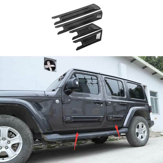 Side Door Body Molding Anti-scratch Guard Cover for Jeep for Wrangler JL JT 2018-24
