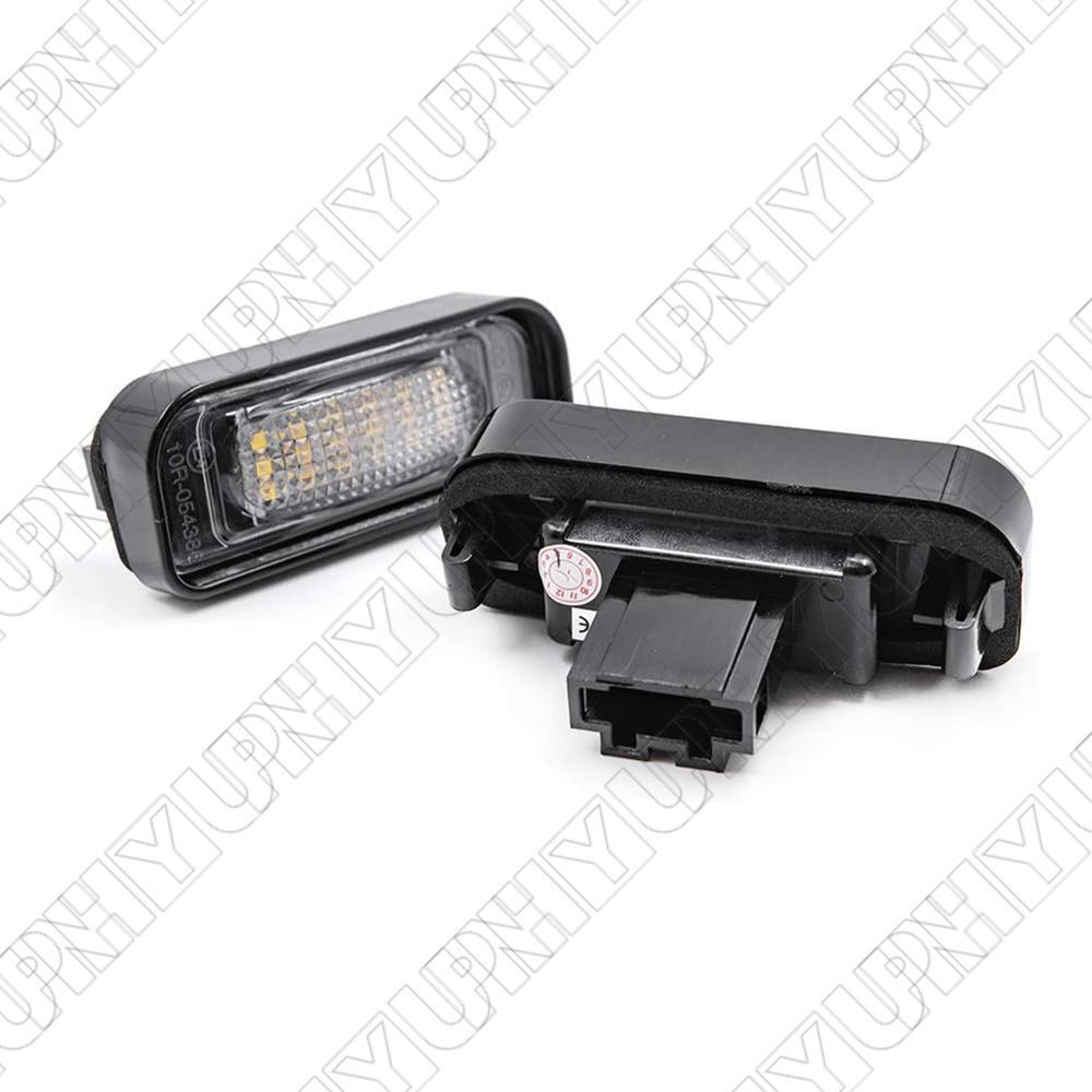 2Pcs LED Rear License Plate Light 2208200356 for Mercedes S-Class W220 2000-2006 Q