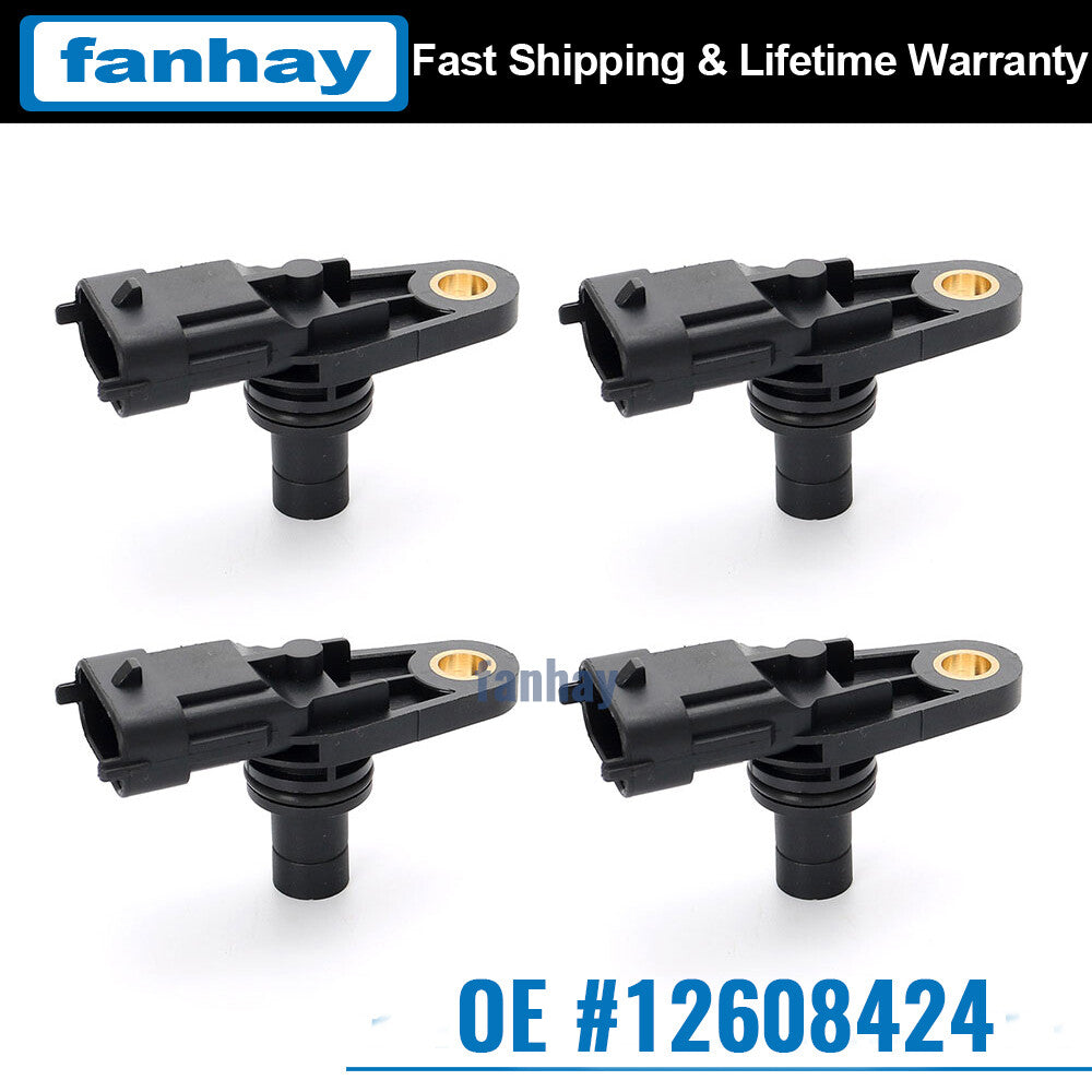 4pcs Engine Camshaft Position Sensor 12608424 for Buick for Cadillac for Chevrolet 07-10 Q