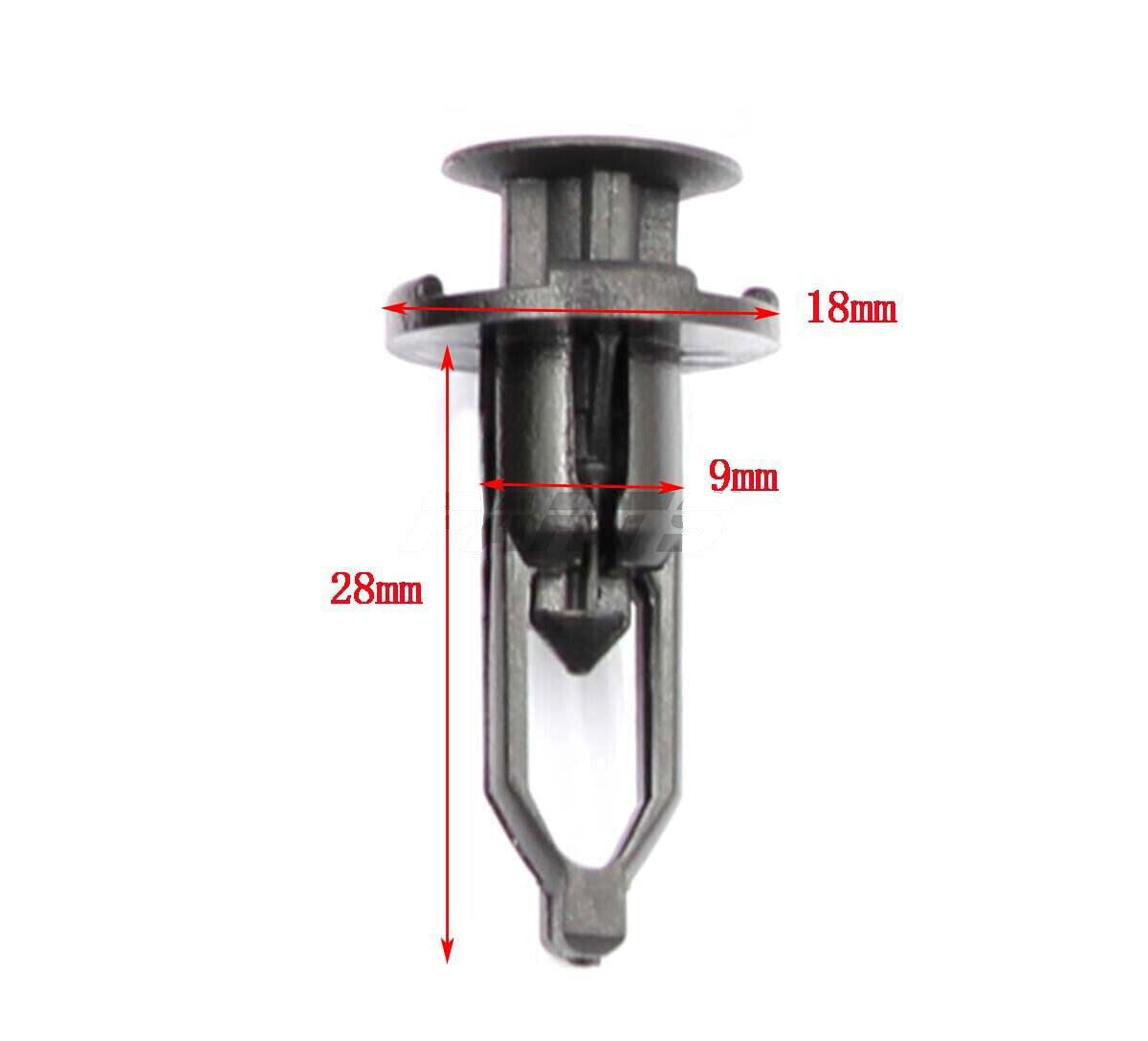 100X 52161-02020 Mudguard Anti-collision Fixing Clip for Toyota for Scion 52161-16010