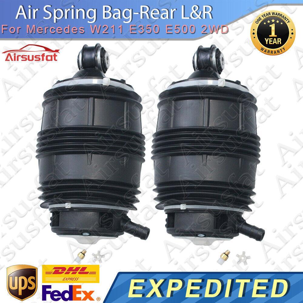 2x for Mercedes W211 CLS500 E320 E500 RWD Rear LR Air Suspension Spring Bags