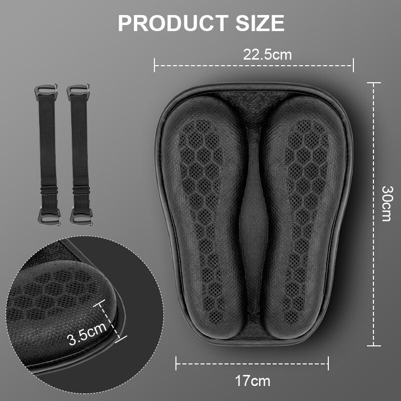 Motorcycle 3D Gel for Seat Cushion Cover Comfort Pillow Pressure Relief Air Pad