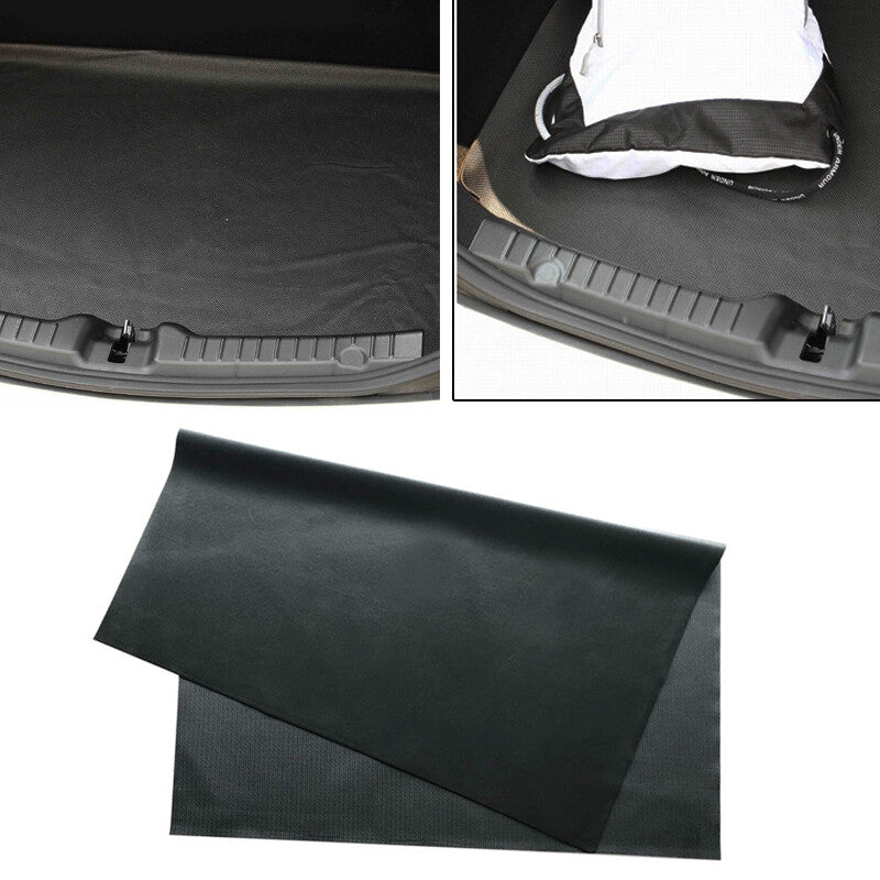 1-Piece Car Trunk Mat, Cargo Liner, SUV Van Dash Mat, Protective Mat, Black, 1m x 1.2m n