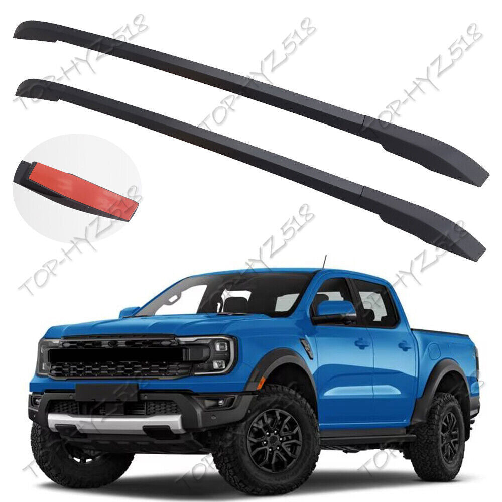 2024-2026 For Ranger Roof Rack Longitudinal Rod Pasting style Black ABS n
