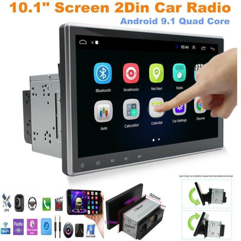 10.1 Adjustable Screen 2Din Car Radio Android 9.1 Stereo GPS Navigation Player