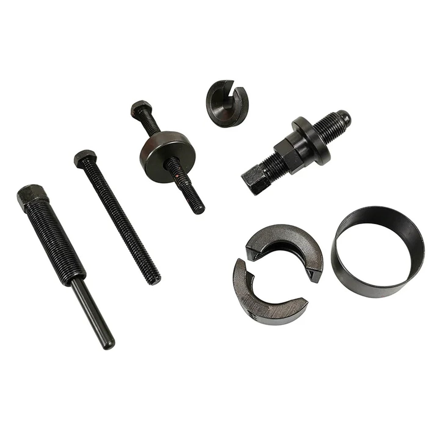 6-Piece Power Steering Pump Pulley Kit Puller Makeup Remover Installation Tool Set