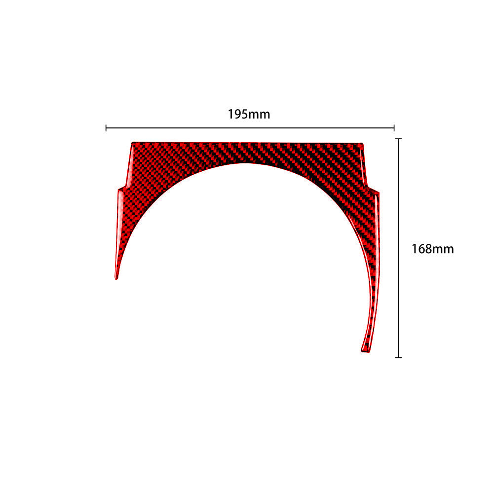 Red Carbon Fiber CD Player Cover Trim For COBALT 2005-2010 Type-A v