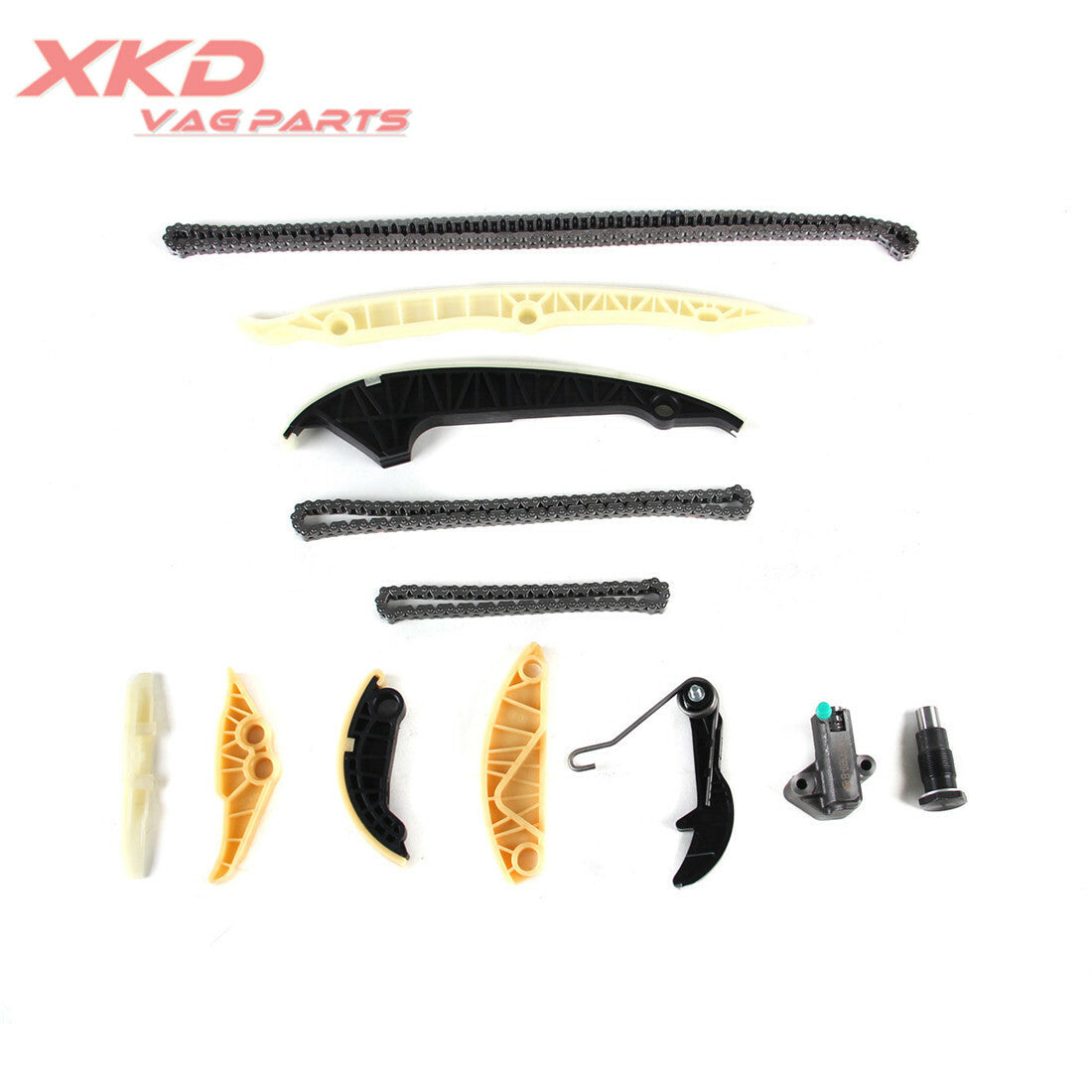 1.8T 2.0T 12* Timing Chain Tensioner Kit Fit for VW for Golf for Audi for A4 for A5 CJEB CNCD Q