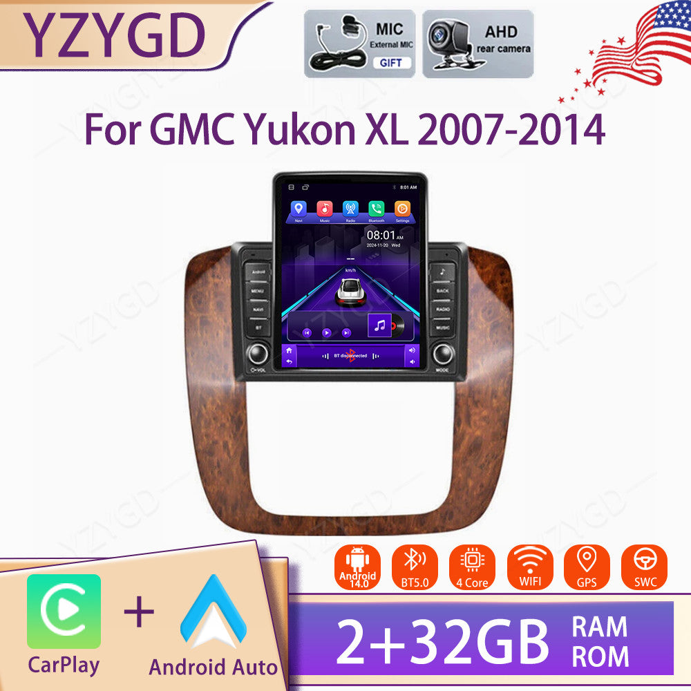Android Carplay Car Stereo Radio for GMC Yukon XL 2007-2014 Screen WIFI BT GPS