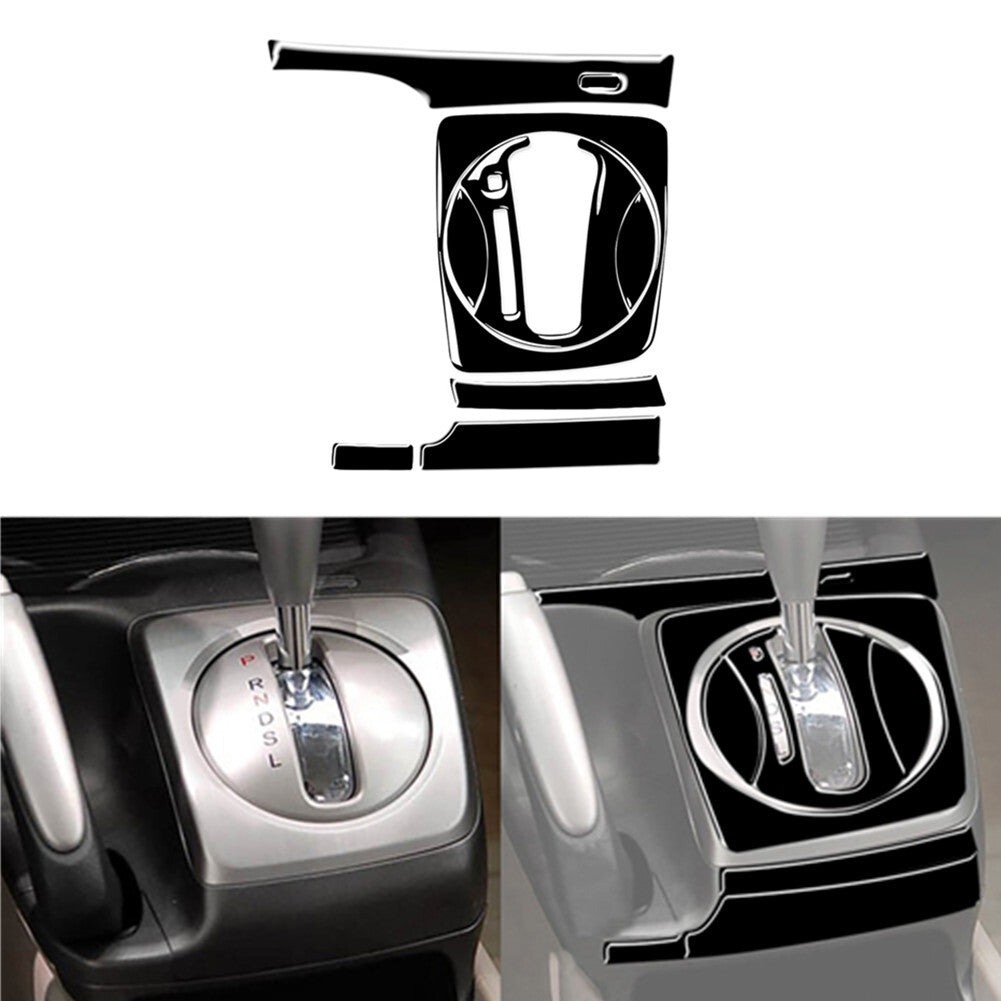 Carbon Fiber for Co -pilot Dashboard Panel Cover Trim for Dodge Journey 2009-2010 v