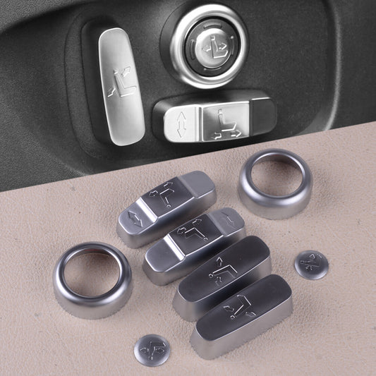 8pcs for Seat Adjust Buttons Case Trim Fit for Land Rover Discovery 5 / Sport & RRS