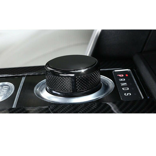 Fit for Range Rover 2013-2016 SV Middle Gear Shift Knob Cover Zinc Alloy Black