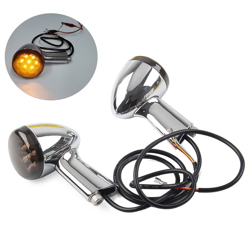 LED Rear Turn Signals Integrated Running Light for Harley Sportster XL Q