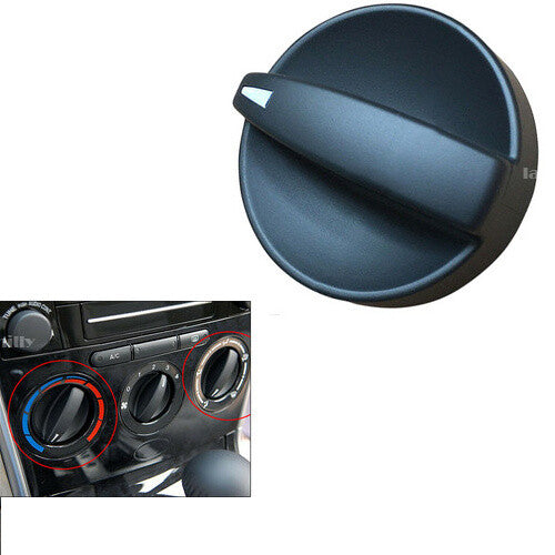 A/C Fan Speed Control Knob Switch Fit For 2006-2008 for Mazda GV2W61195 Black Q