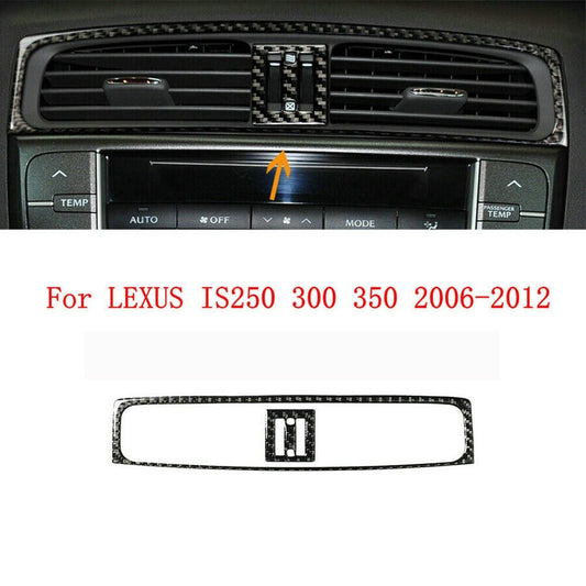 1x Carbon Fiber Inner Air Vent Outlet Cover Trim for LEXUS IS250 300 350 06-2012 n