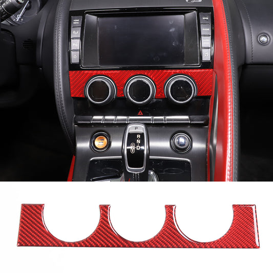 ABS carbon fiber interior door handle cover decorative frame suitable for Alfa Romeo Giulia 17-20- v
